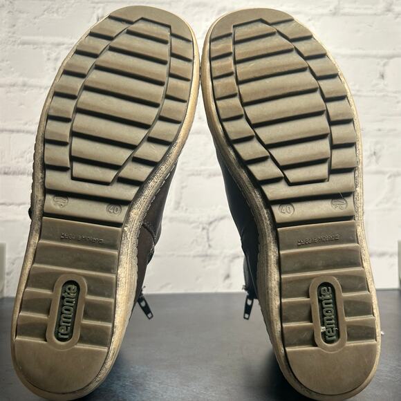 Remonte Women's Tex Zip Ankle Bootie Gray Brown Size 40 - Picture 13 of 13